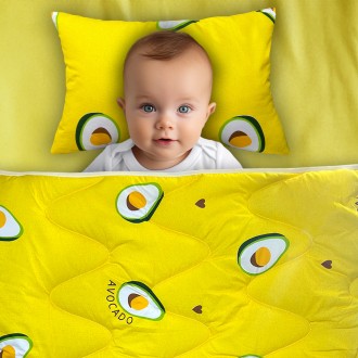 Детский комплект - набор в который входит: подушка, одеяло. Компактные габариты,. . фото 8