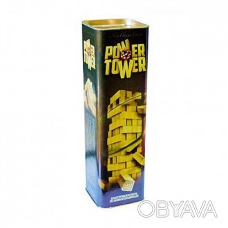 Настольная игра "Вега POWER TOWER" (также известна, как "Дженга", "Jenga" або "Д. . фото 1