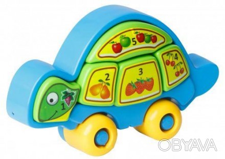 Іграшка розвиваюча "Черепаха-разумаха". Іграшка навчить вашого малюка рахувати, . . фото 1