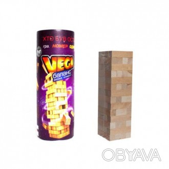 Развивающая настольная игра "Вега: Пизанская Башня" (также известна, как "Дженга. . фото 1