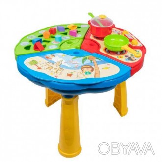 Дитячий багатофункціональний ігровий столик, який зацікавить вашої дитини ще на . . фото 1
