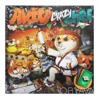Настольная игра "Akita Crazy Chef" предназначена для 2-8 игроков, возрастом от 1. . фото 1