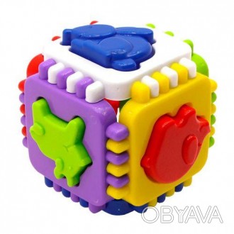«Сортер-куб» – креативний конструктор сортер. Гра з ним поєднує розвагу з процес. . фото 1