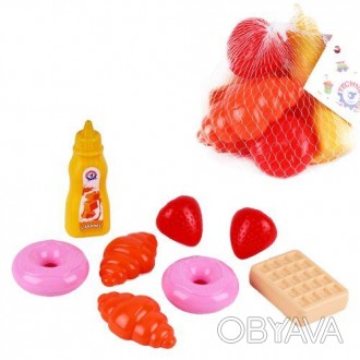 Дитячий ігровий набір включає пластикові десерти. За допомогою набору, дитина зм. . фото 1