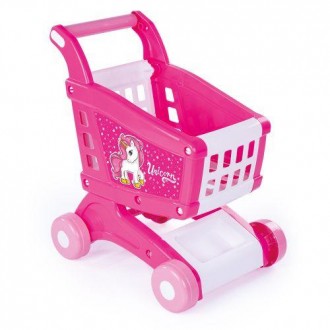 Пластиковая игрушечная тележка поможет ребёнку почувствовать настоящим покупател. . фото 2
