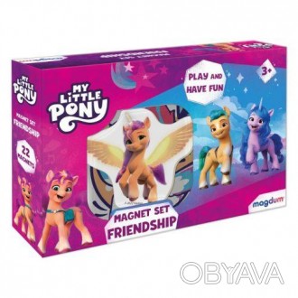 Набор магнитов с героями популярного мультсериала "My Little Pony". В комплекте . . фото 1