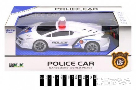 Уценка. Машина на радиоуправлении "Lamborghini" Полиция (не поворачивает) Машина. . фото 1