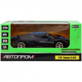 Уценка. Машина метал. 68399 (7947) (48шт/2) "АВТОПРОМ",1:32 Jaguar C-X75, 3 цвет. . фото 2