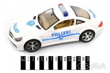 Уценка. Машина -поліція інерц. (ковпак) JL6600 р.26,5х13х10,5 см./72/ (Трещина, . . фото 1