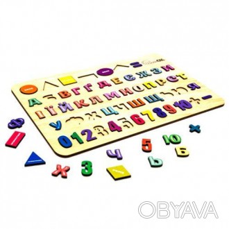Деревʼяна рамка є навчальною іграшкою, спеціально розробленою для дітей, щоб доп. . фото 1