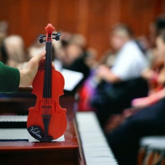 Чудова дитяча іграшка у вигляді скрипки зі смичком надає маленьким музикантам ун. . фото 4