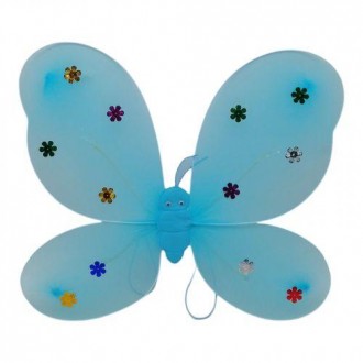 Крылья бабочки (крылья феи) будут отличным дополнением костюма на праздник, маск. . фото 2