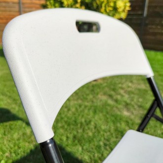 Складаний стілець білий SW-00001609
Матеріал: сидіння та спинка виконані з поліп. . фото 4