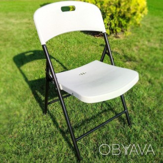 Складаний стілець білий SW-00001609
Матеріал: сидіння та спинка виконані з поліп. . фото 1