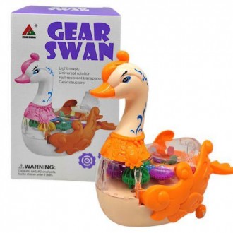 Музыкальная игрушка "Лебедь" – волшебный спутник для малышей, который самостояте. . фото 2