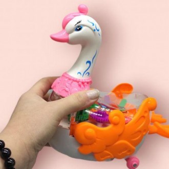 Музыкальная игрушка "Лебедь" – волшебный спутник для малышей, который самостояте. . фото 3