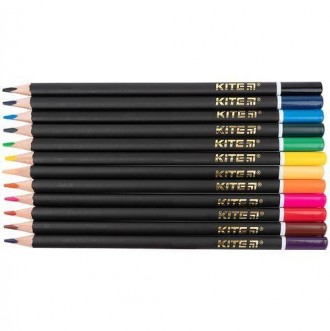Набор разноцветных карандашей. 12 штук в наборе. Выполнено из качественных и без. . фото 3