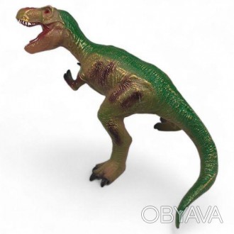 Уцінка. Фігурка динозавра гумова "Тиранозавр" (вид 2) не стоїть Гумова фігурка у. . фото 1