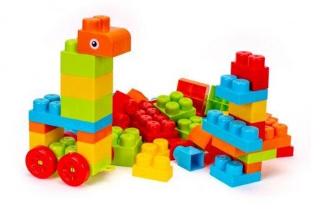 Пластиковый конструктор с 50 деталями – это увлекательный набор для детей, предо. . фото 3