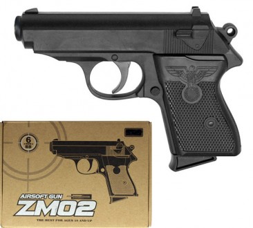 Пістолет ZM02 на вигляд дуже схожий на справжній. Така іграшка порадує будь-яког. . фото 3