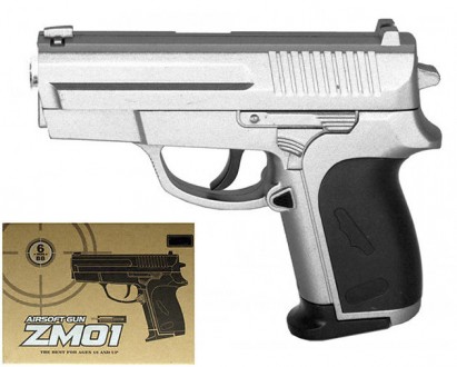 Пістолет ZM01 візуально дуже схожий на справжній. Виготовлений пістолет ZM01 з м. . фото 4