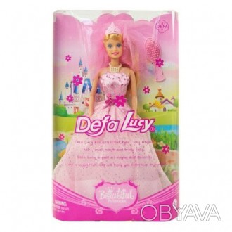 Лялька з аксесуарами "Defa Lucy" 6091 Наречена дійсно виглядає як принцеса, така. . фото 1