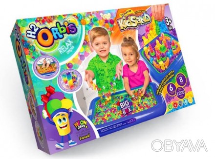 Захоплюючий дитячий набір для творчості Danko Toys 3в1 Big Creative Box ORBK-01 . . фото 1