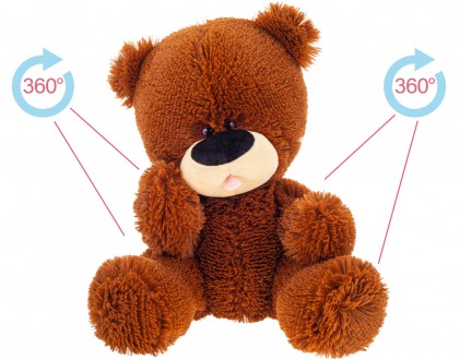 Ведмідь на шарнірах , колір коричневий , висота 32 см, не рекомендовано дітям до. . фото 3