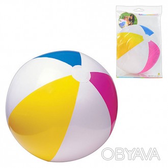 Чудово виконаний, барвистий різнокольоровий м'яч 59030 - ідеальний вибір для мал. . фото 1