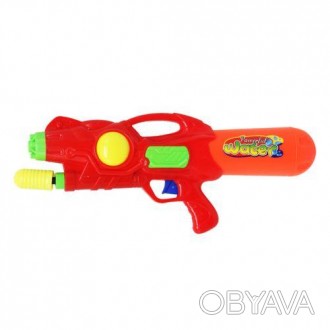 Уцінка. Водний пістолет, помаранчевий - зігнута помпа
Бренд: Zhida Toys
Вага з у. . фото 1