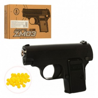 Дитячий металевий пістолет ZM03 обов'язково сподобається Вашому малюку (швидше з. . фото 2