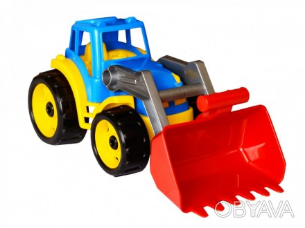 Маленький веселий трактор - цікава іграшка для малюків.. . фото 1