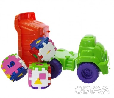 Машинка «Смайлик» - це іграшкова вантажівка для маленьких хлопчиків. Ідеально пі. . фото 1