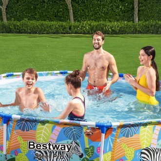 Каркасний басейн Bestway 56985 - має стильний і оригінальний дизайн. Завдяки нев. . фото 4