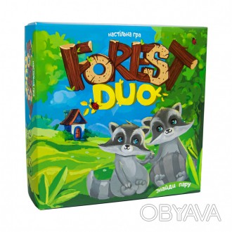 «Forest Duo» - настільна гра розвиває пам'ять, підходить для дітей старше 4-х ро. . фото 1