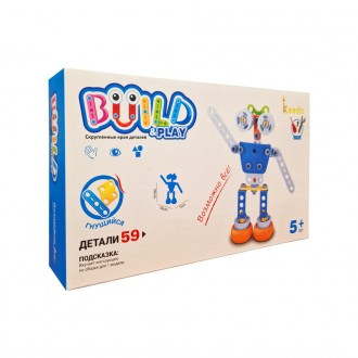 Конструктор дитячий Build&Play Робот 59 ел. (J-7709) - яскравий і барвистий набі. . фото 3