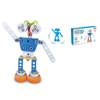 Конструктор дитячий Build&Play Робот 59 ел. (J-7709) - яскравий і барвистий набі. . фото 2