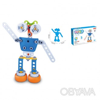 Конструктор дитячий Build&Play Робот 59 ел. (J-7709) - яскравий і барвистий набі. . фото 1