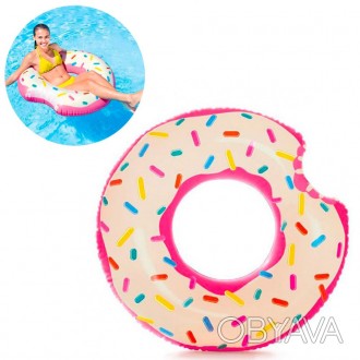 Надувний плавальний круг Intex - незамінний аксесуар для яскравого відпочинку на. . фото 1