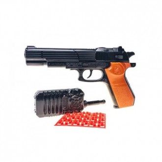 Іграшковий пістолет "B60" c пістонами 140GG з вісьмома звуковими пострілами.
Ком. . фото 3