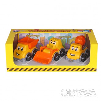 Іграшка «Транспорт Міні ТехноК» - це набір затятих будівельників для веселих заб. . фото 1