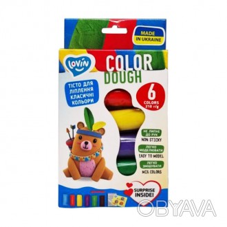 Набір для ліплення із тестом Color TM Lovin – це гра для найменших дітей.
6 коль. . фото 1