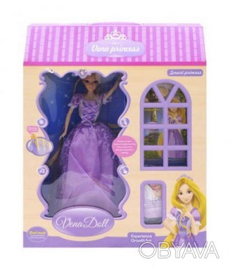 Уцінка. Інтерактивна лялька "Принцеса" з пультом управління (в фіолетовому) - не. . фото 1
