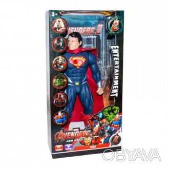 Уцінка. Фігурка супергероя "Супермен" - мʼята коробка, косо намальовані очі
Ел-т. . фото 1