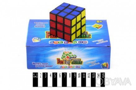 Уцінка. Кубик Рубика (3 х 3 х 3) - не вистачає одного кубика, дрібні потертості
. . фото 1