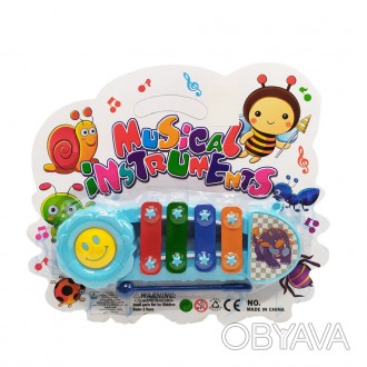 Маленький музичний ксилофон – чудова іграшка для розваги малюка.
Дитину неодмінн. . фото 1