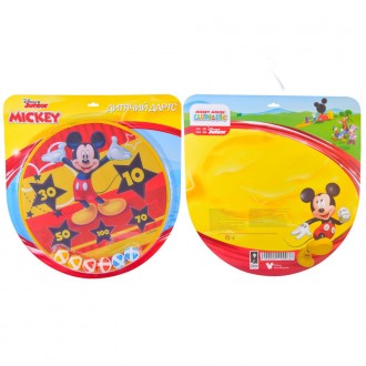 Дитячий дартс на липучці Mickey Mouse Disney Junior.
На полі з мішенями зображен. . фото 3