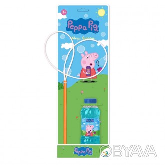 «Мильні бульбашки DODO MEGA BUBBLES Peppa Pig» – це набір для створення великих . . фото 1