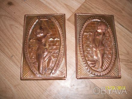 Чеканка мальчик и девочка