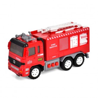 Машина пожежна - це іграшкова модель пожежної машини. Вона має яскравий дизайн і. . фото 2
